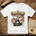 George Washington "The Crossing" "This Christmas Freedom Is Cold" Action Movie T-Shirt