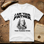 Benjamin Franklin I Am Your Founding Father Light Father's Day T-Shirt