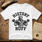 History Buff George Washington Huge Light Design T-Shirt