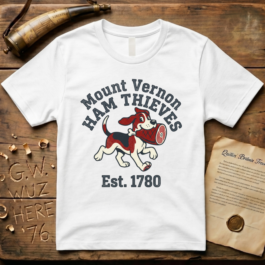 Vulcan - Mount Vernon Ham Thieves Est. 1780 Light T-Shirt
