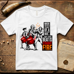 When You're In The Middle of a Revolutionary War But That Beat is Straight Fire Crazed Light T-Shirt