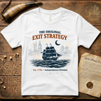 The Original Exit Strategy 1776 Independence Division T-Shirt