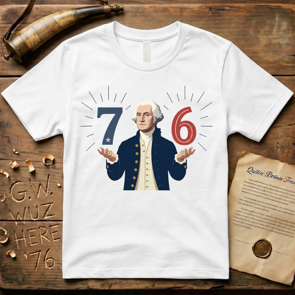 George Washington 1776 6-7 7-6 T-Shirt