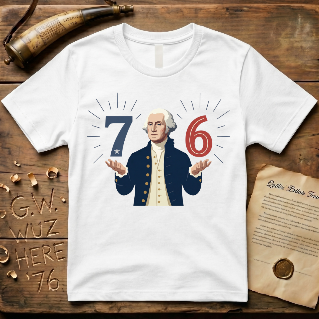 George Washington 1776 6-7 7-6 T-Shirt