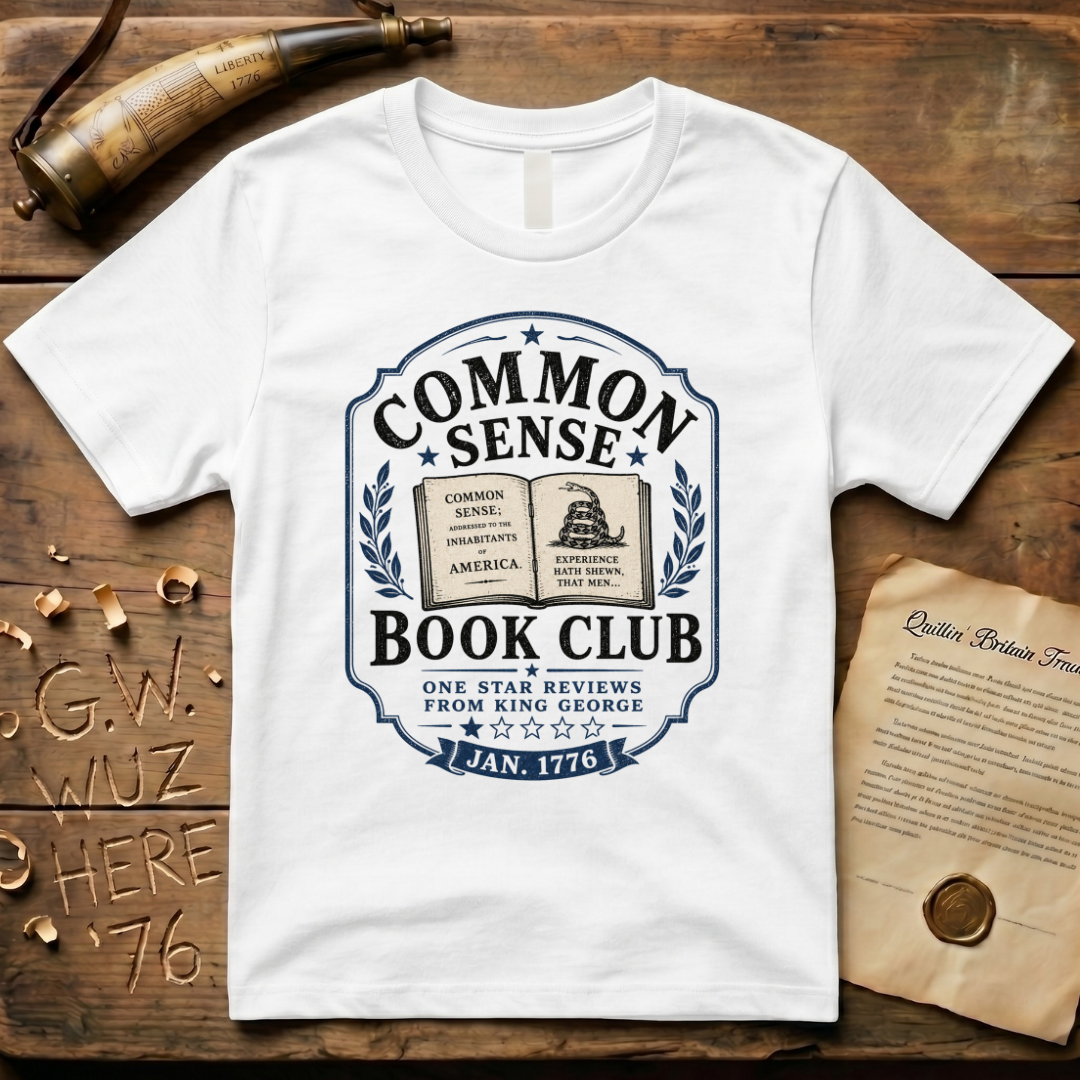 Thomas Paine Common Sense Book Club Light T-Shirt