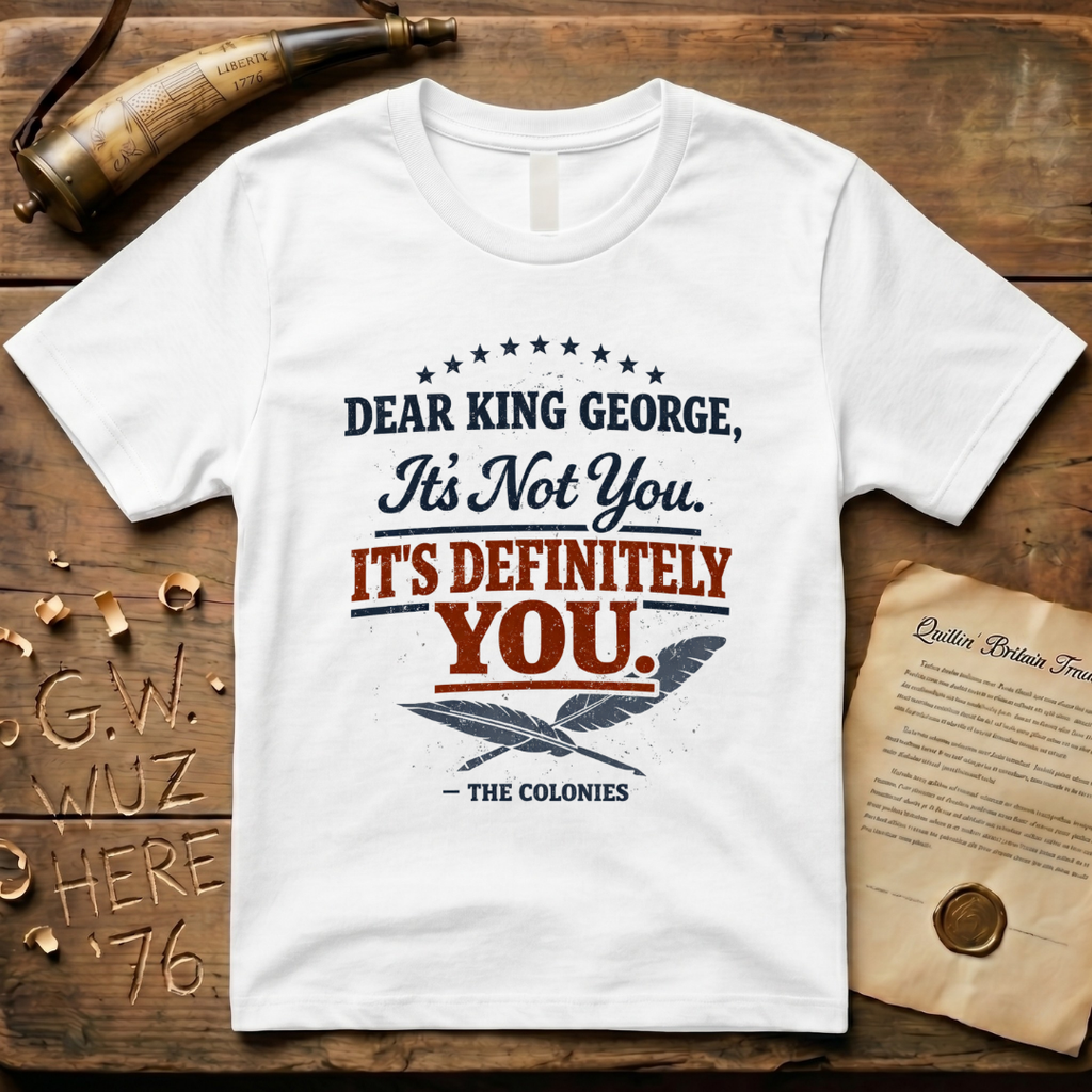 Dear King George, It's Not You. It's Definitely You. T-Shirt