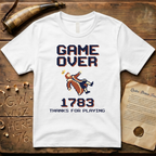 8-Bit Game Over King George 1783 T-Shirt