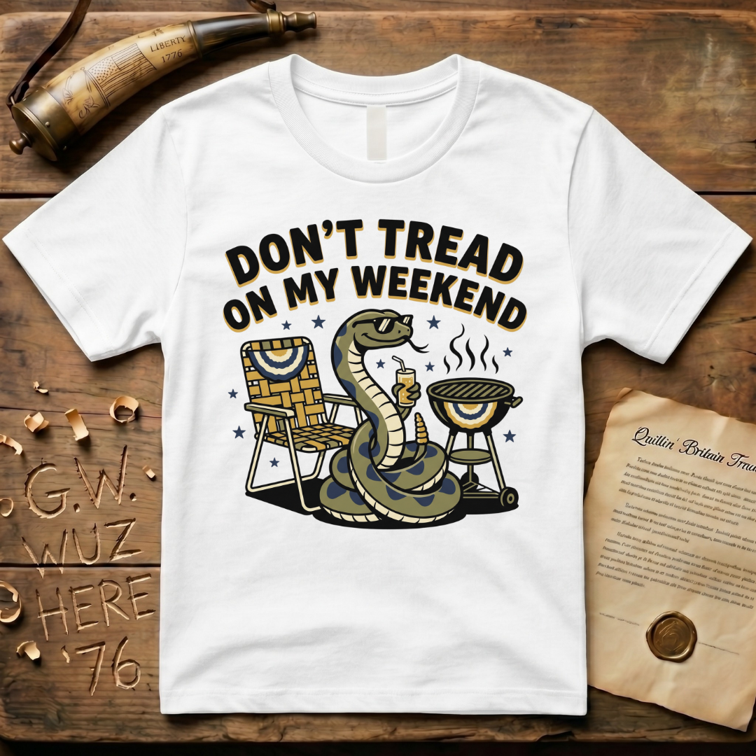 Don't Tread on My Weekend Snake Light T-Shirt