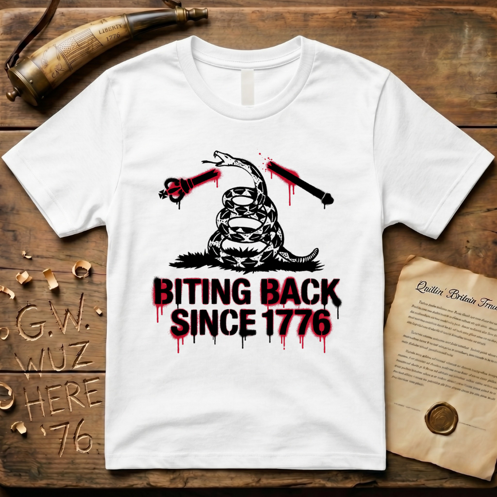 Biting Back Since 1776 Gadsen Snake T-Shirt