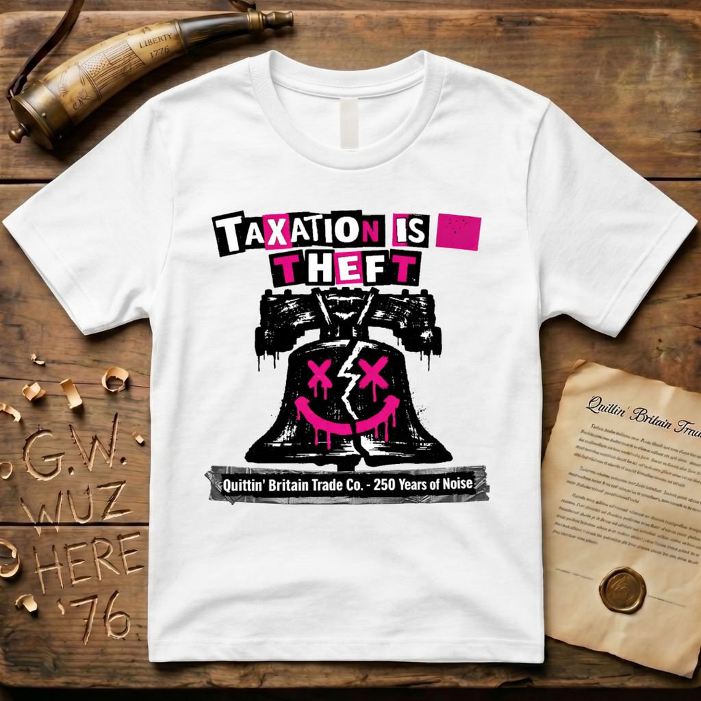 Taxation is Theft, 250 Years of Noise Liberty Bell T-Shirt
