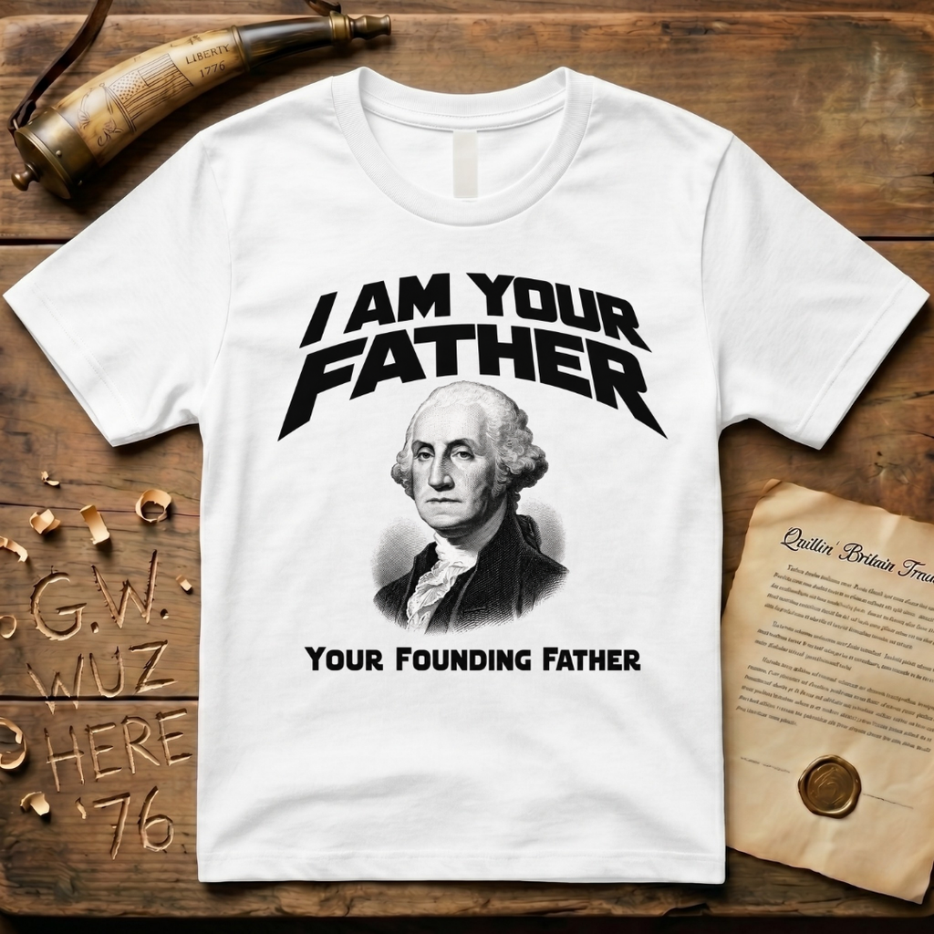 George Washington I Am Your Founding Father Light Father's Day T-Shirt
