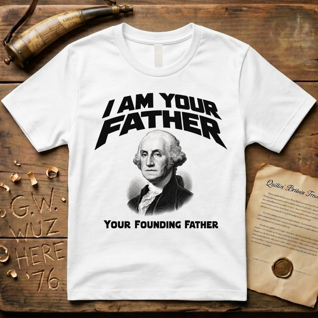 George Washington I Am Your Founding Father Light Father's Day T-Shirt