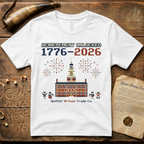 8-Bit Semiquincentennial Achievement Unlocked 1776-2026 T-Shirt