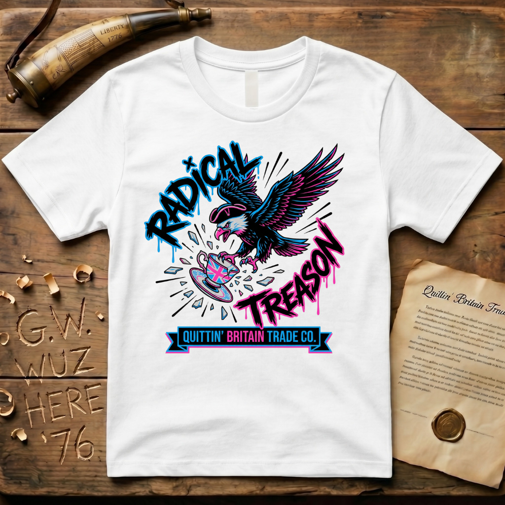 Quittin' Britain Trade Co. Radical Treason Eagle T-Shirt