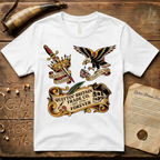 American Traditional Tattoo Quittin' Britain Forever 1776  T-Shirt