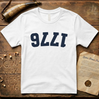 Navy Blue Upside Down 1776 T-Shirt