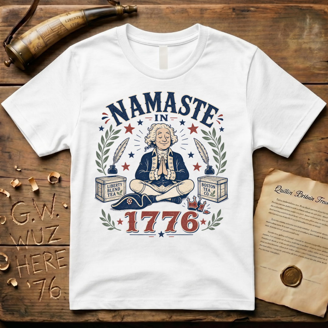 Namaste in 1776 Yoga T-Shirt