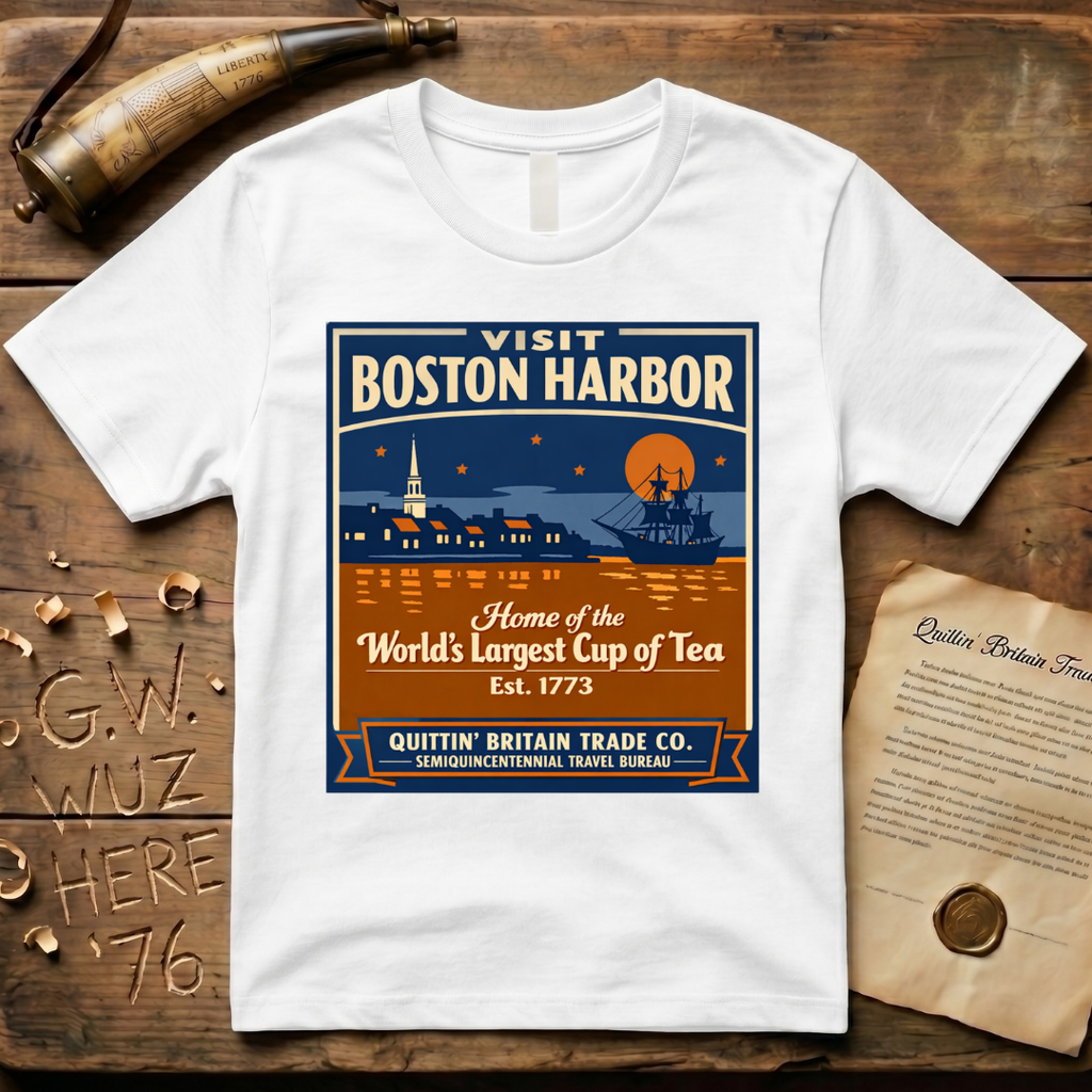 Boston Harbor Home of the World's Largest Cup of Tea T-Shirt