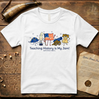 Teaching History is My Jam School Teacher Light T-Shirt