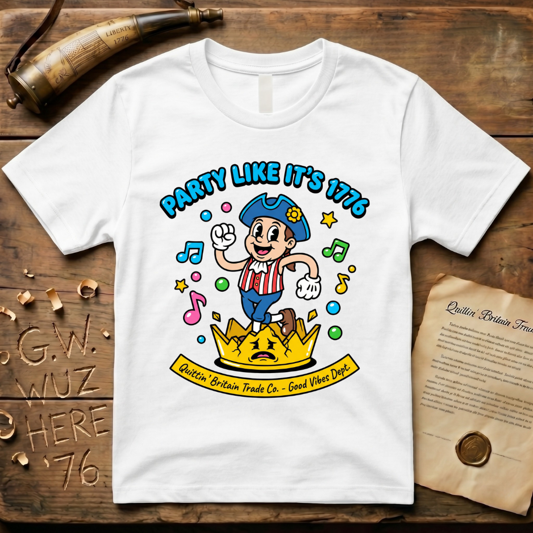 Party Like It's 1776 Rubber Hose Animation T-Shirt