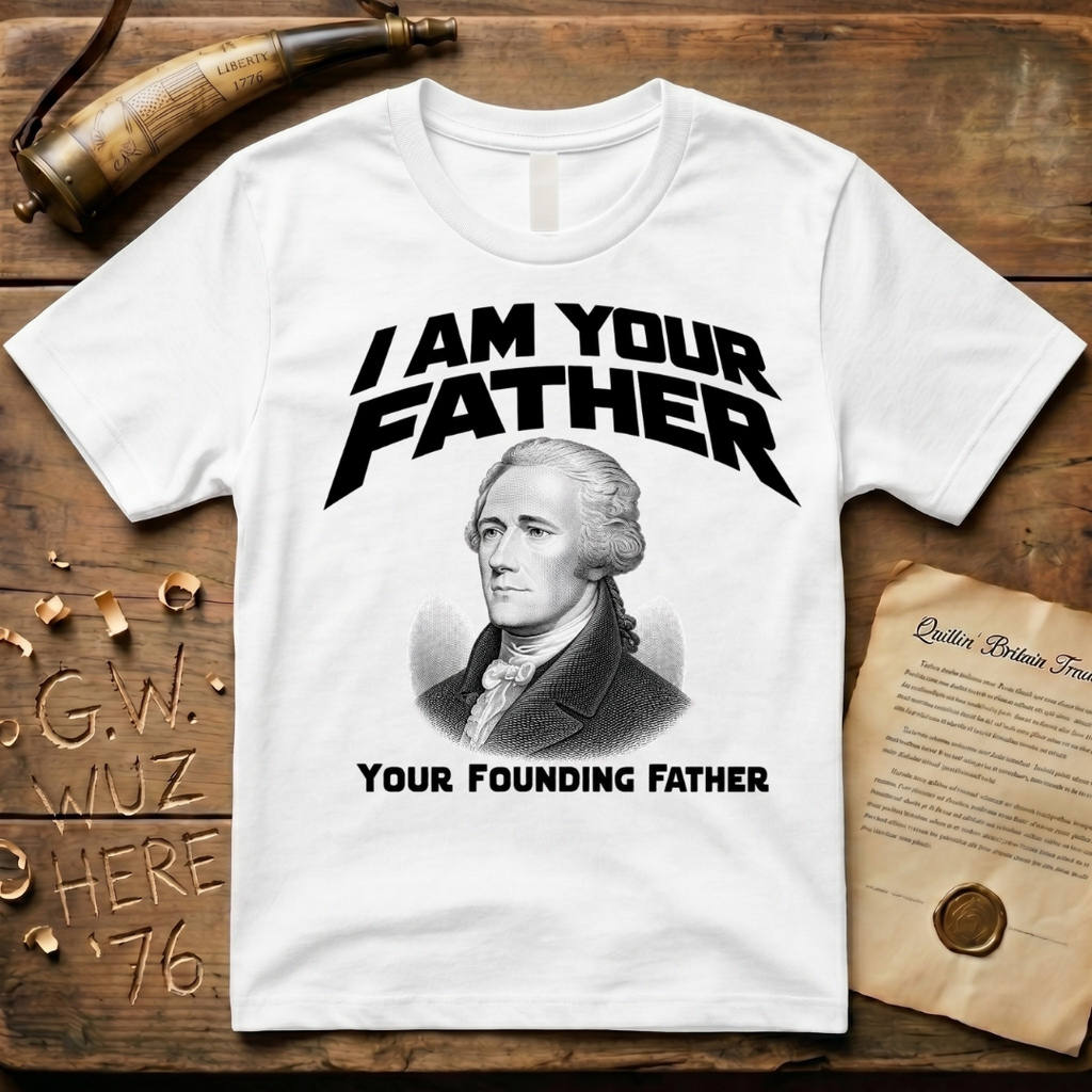 Alexander Hamilton I Am Your Founding Father Light Father's Day T-Shirt