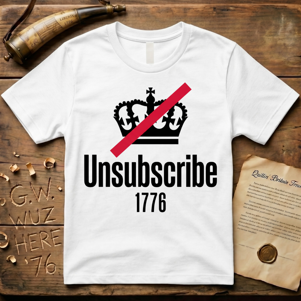 Unsubscribe From the Crown 1776 T-Shirt