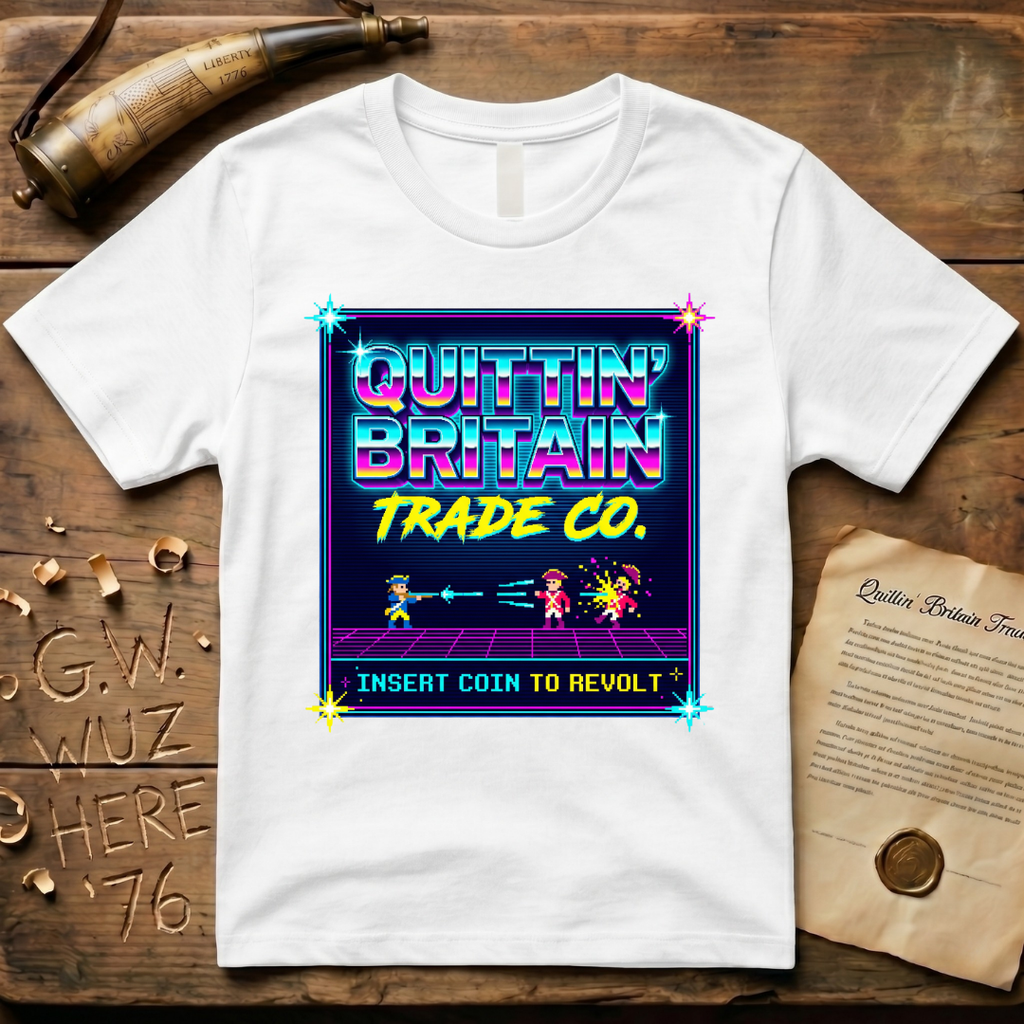 8-Bit Insert Coin To Revolt Arcade-Style T-Shirt