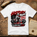History Buff Flexing Since 1776 Spartan Lifting T-Shirt