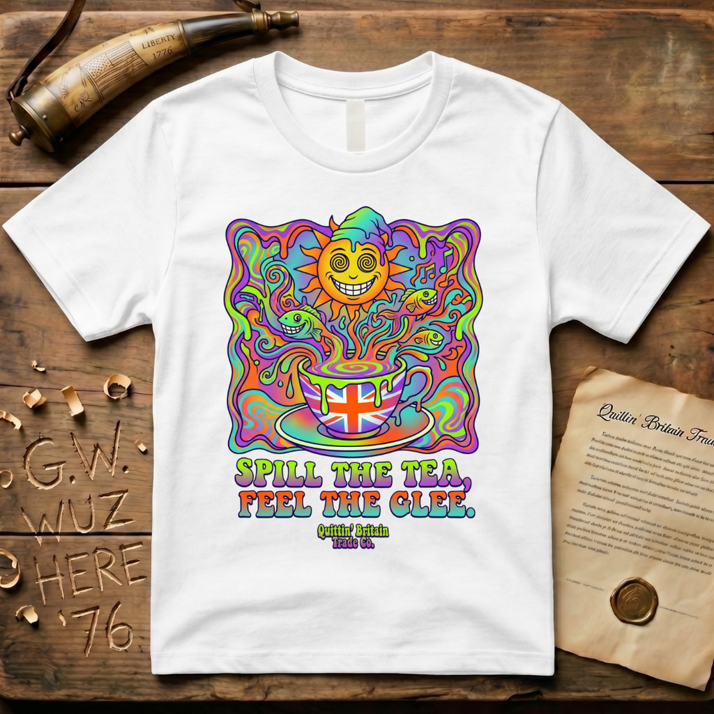 Dopamine Psychedelic Spill The Tea, Feel The Glee T-Shirt