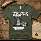 America Has The Best Crack Retro Olde-Style Vintage T-Shirt